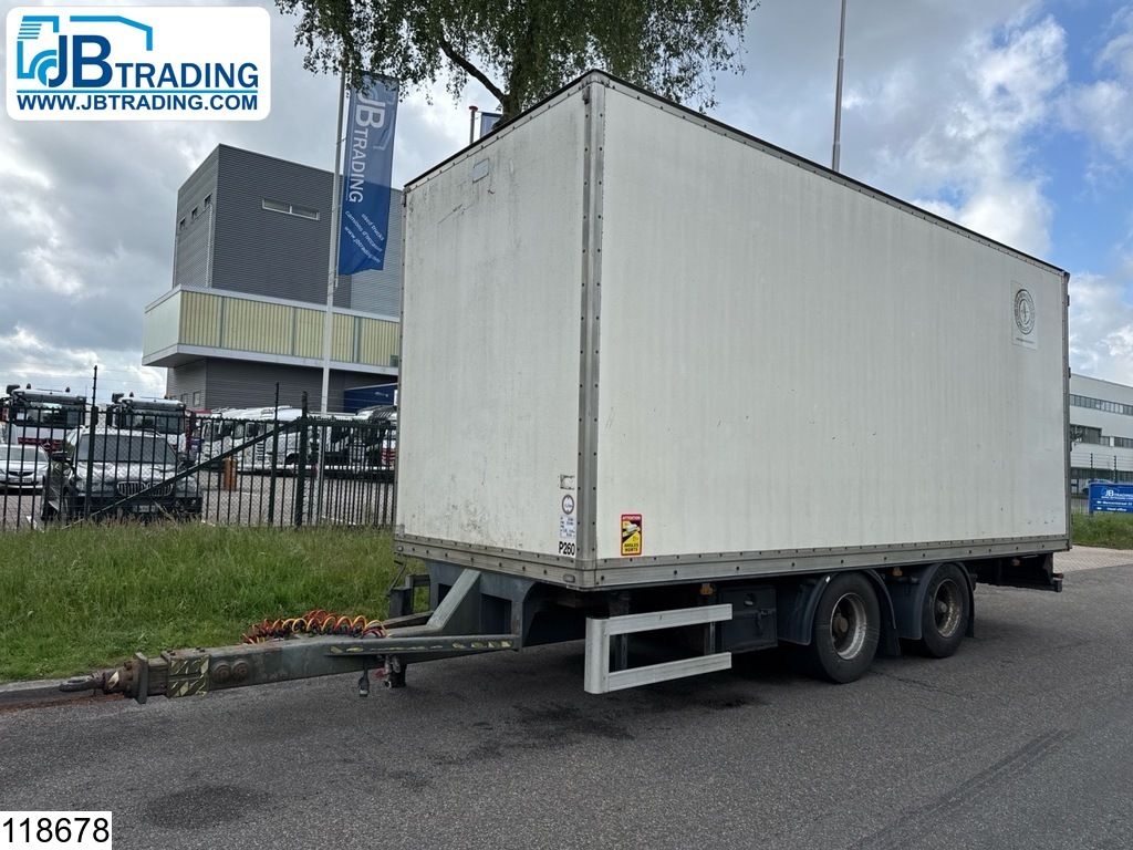 Lecitrailer gesloten bak