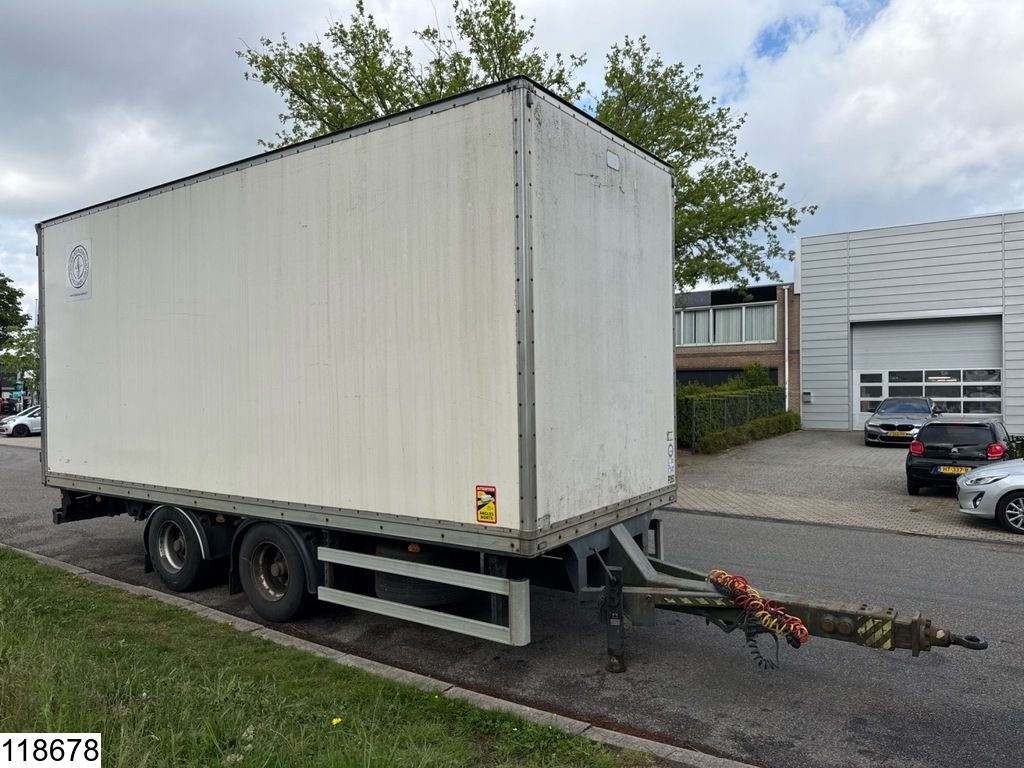 Lecitrailer gesloten bak