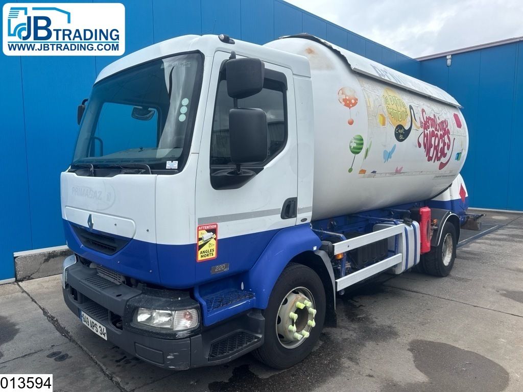 Renault Midlum 220 Robine, 17.013 L, Telma, Manual, Gas