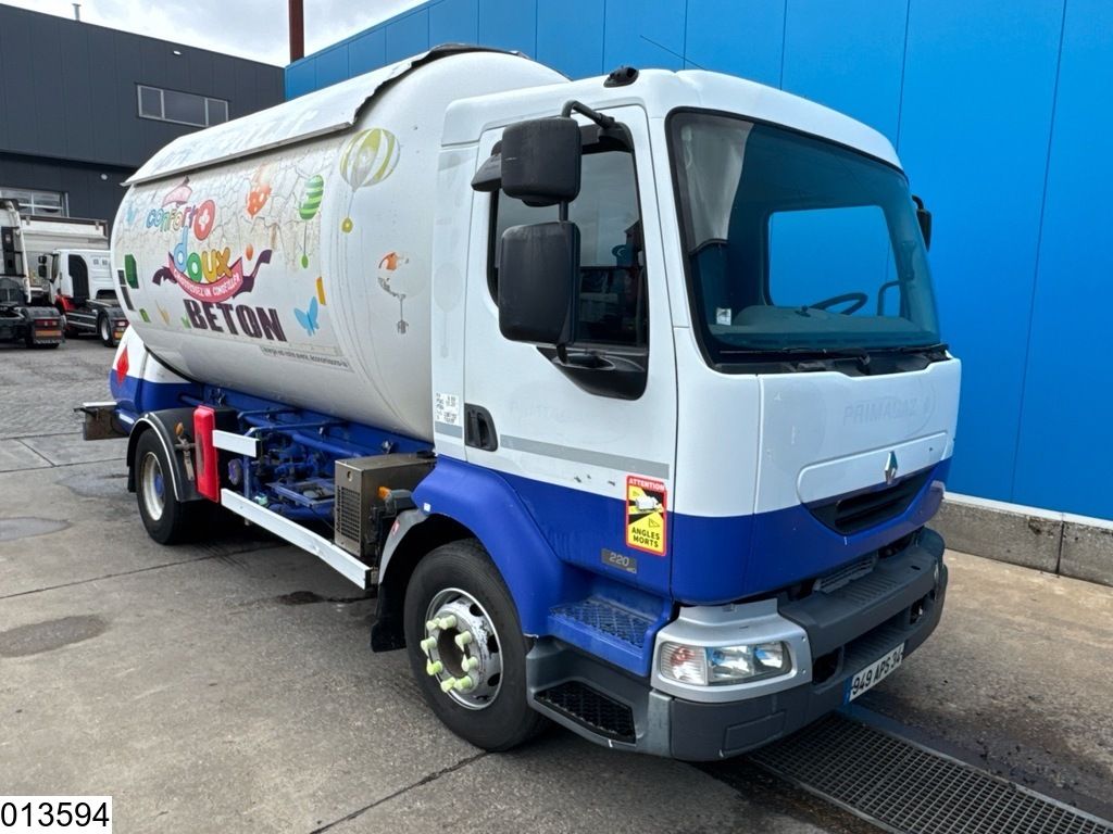 Renault Midlum 220 Robine, 17.013 L, Telma, Manual, Gas