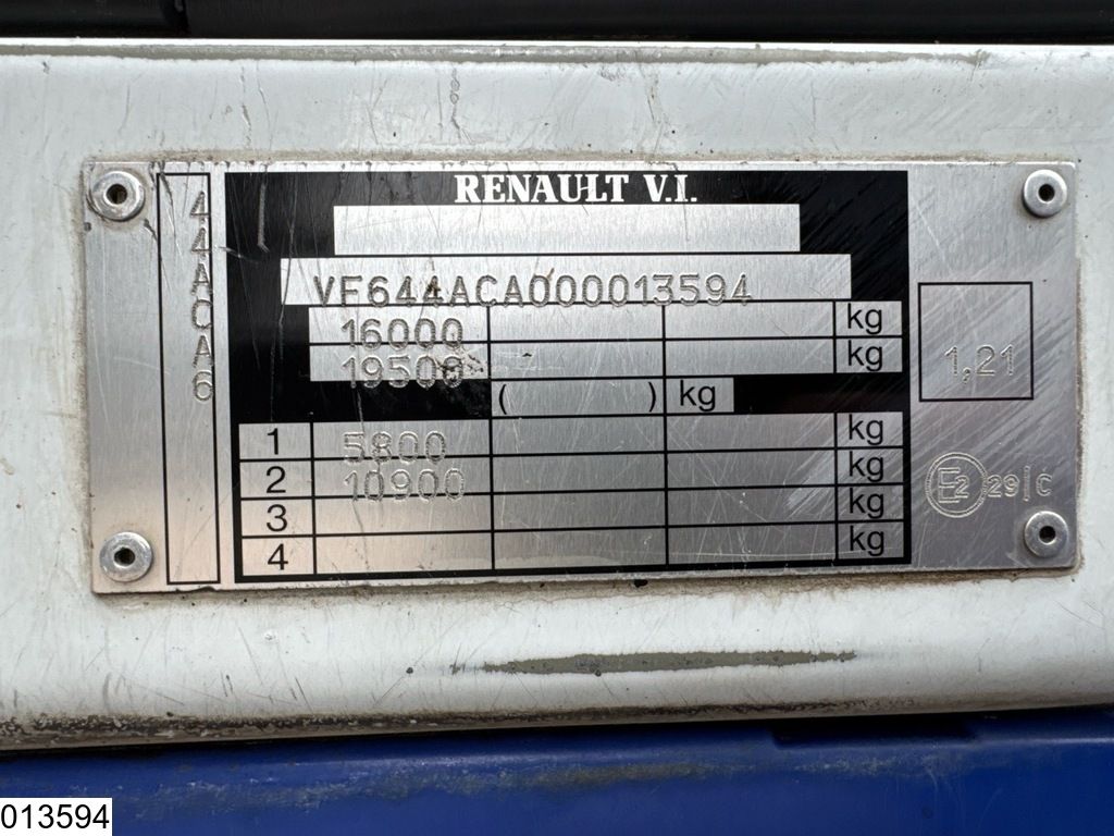 Renault Midlum 220 Robine, 17.013 L, Telma, Manual, Gas