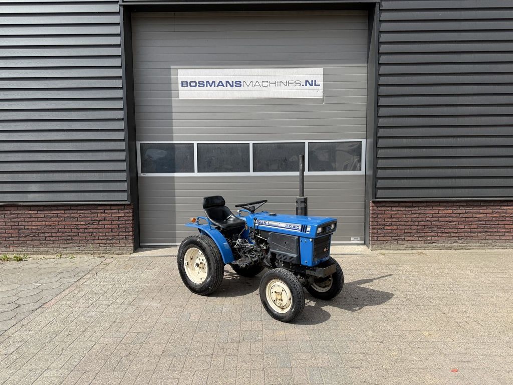 Iseki TX1410 4WD minitractor op gazonbanden