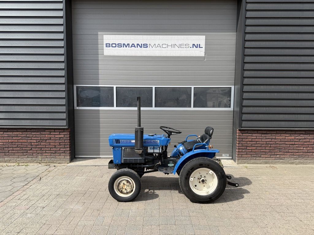 Iseki TX1410 4WD minitractor op gazonbanden