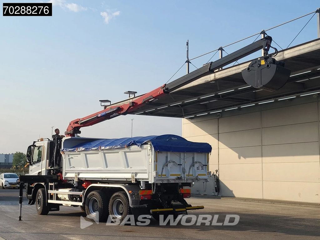 Iveco X-Way 480 6X4 NEW! HMF 2243Z-RCS Z-Crane kran 12m3 KH-Kipper Retarder Big-Axle
