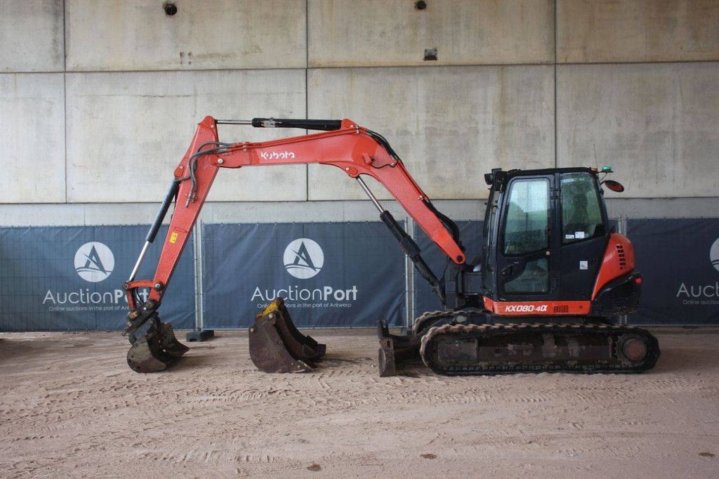 Rupsgraafmachine Kubota KX080-4a Diesel 2019