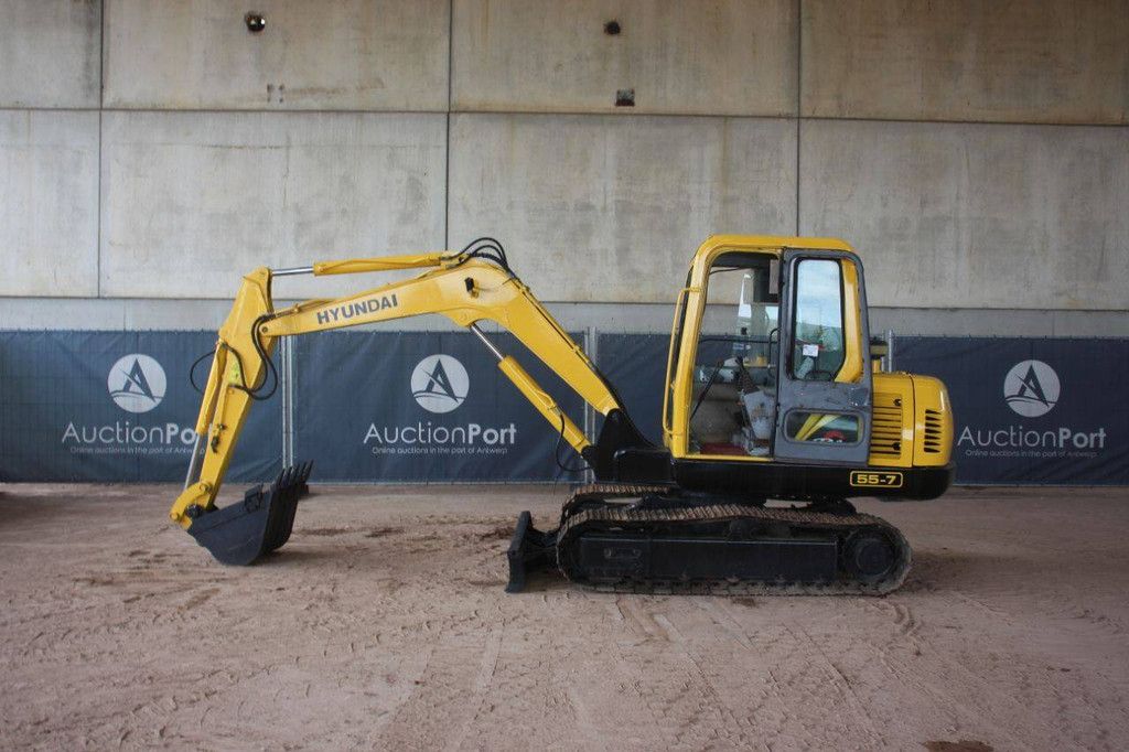 Hyundai R55-7 Diesel-Raupenbagger 2011