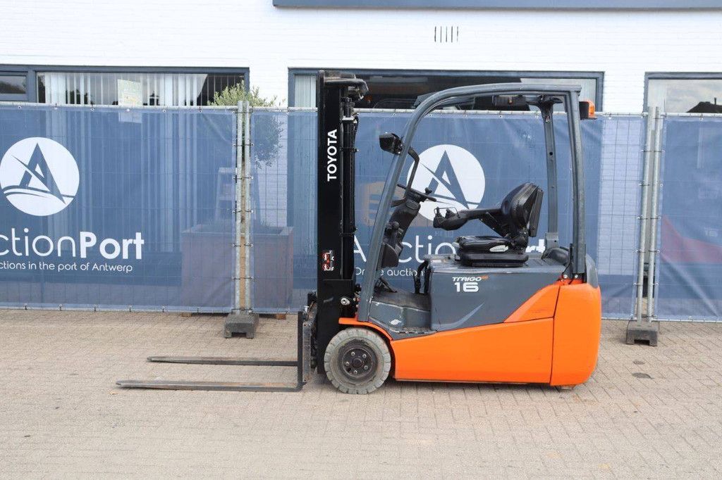 Toyota 8FBET16 Electric Forklift 1600kg 3.3m 2013