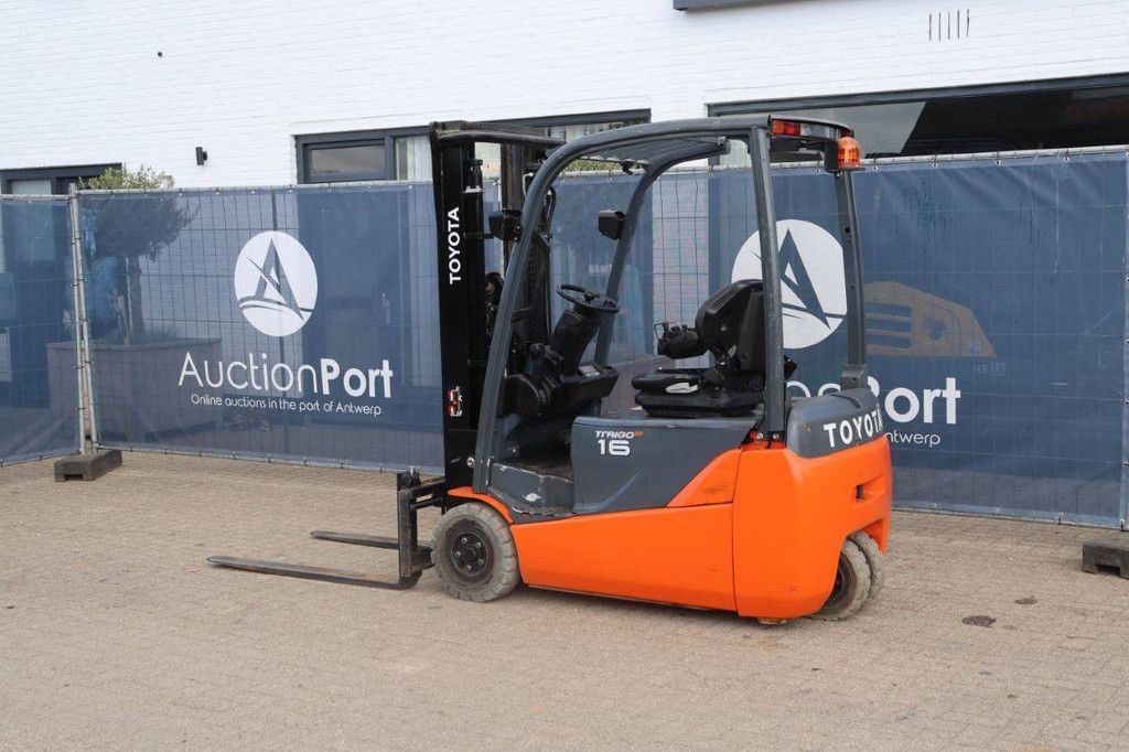 Toyota 8FBET16 Electric Forklift 1600kg 3.3m 2013