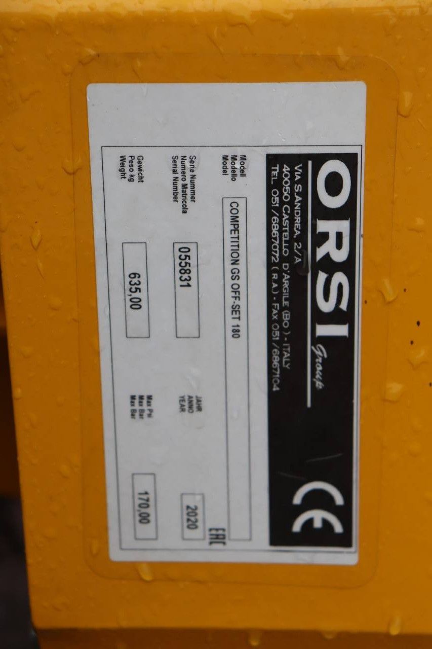 Klepelmaaier Orsi COMPETITION GS OFF-SET 180 2020