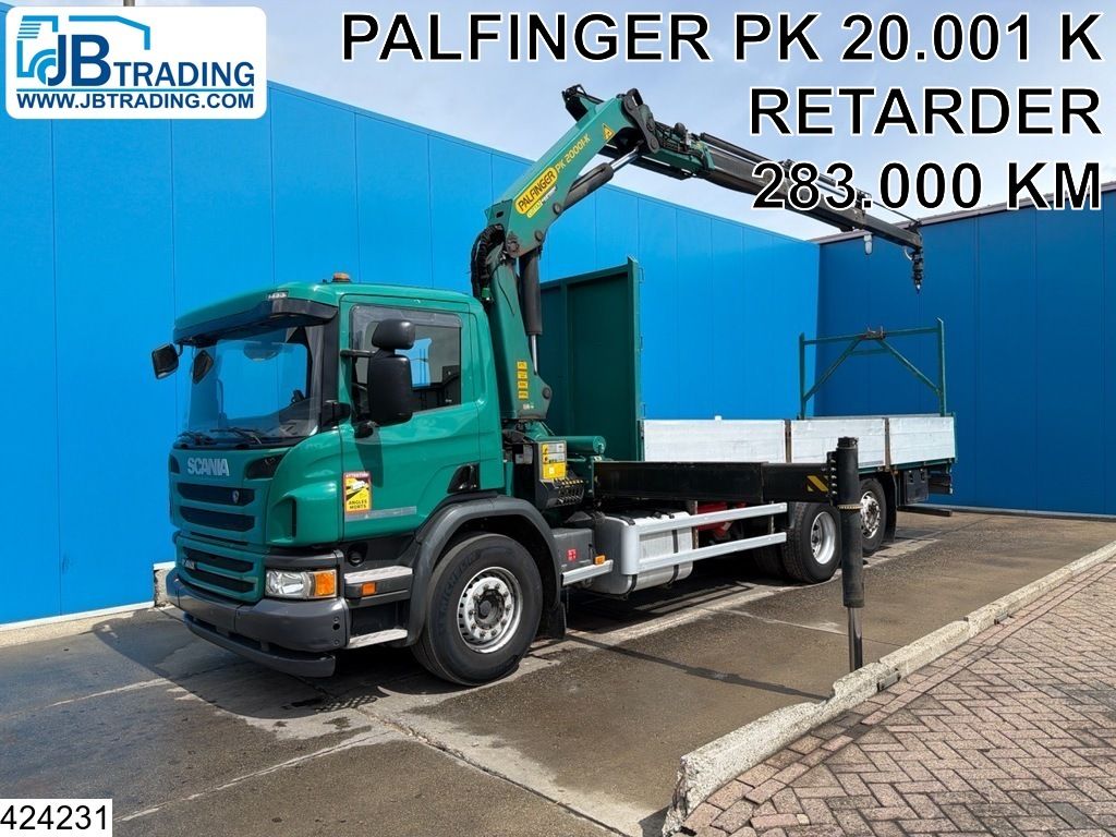 Scania P 410 EURO 6, Retarder, Palfinger, PTO
