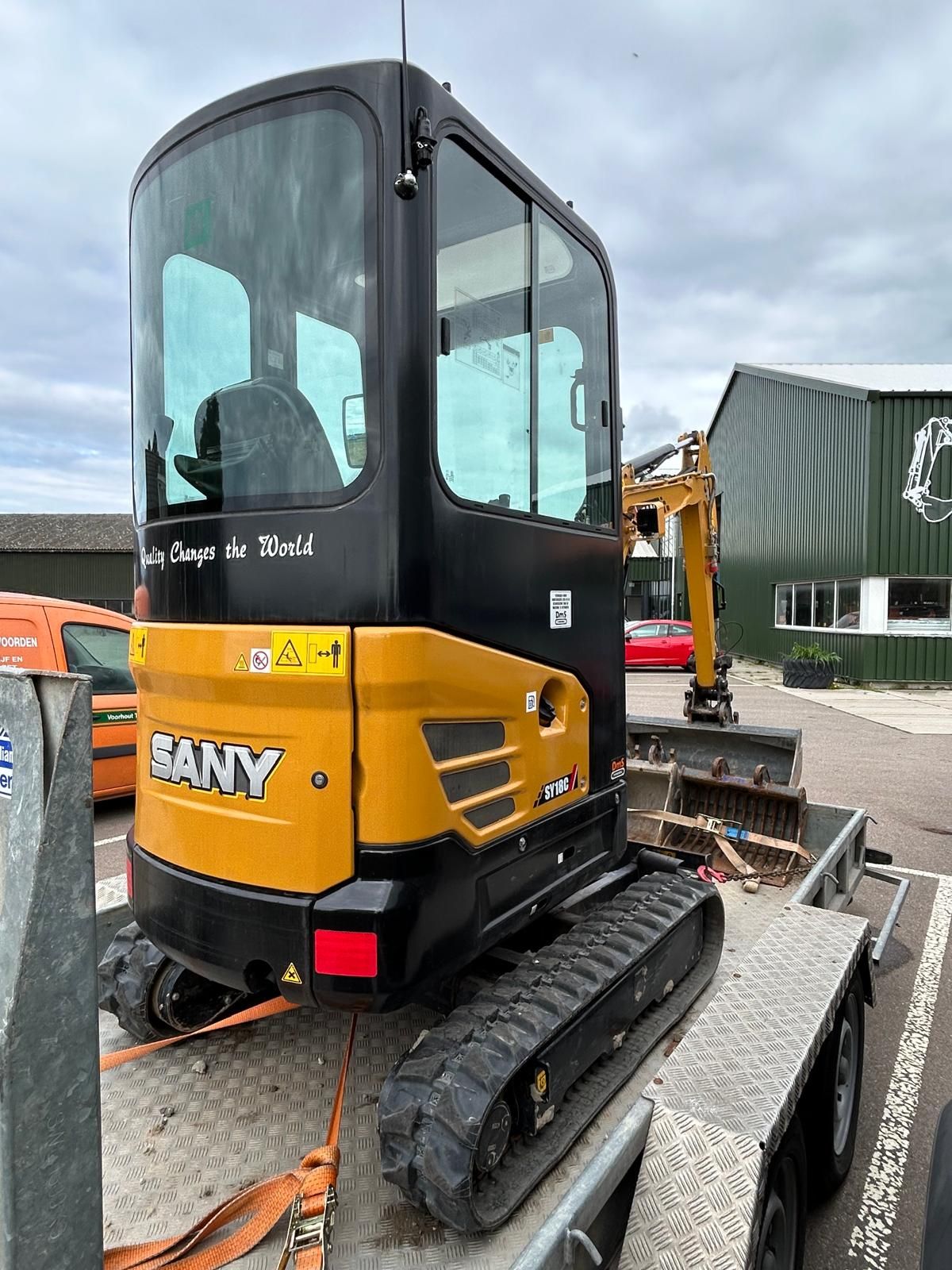 Sany SY18C graafmachine nieuw. Tijdelijk verlaagde actie prijs!