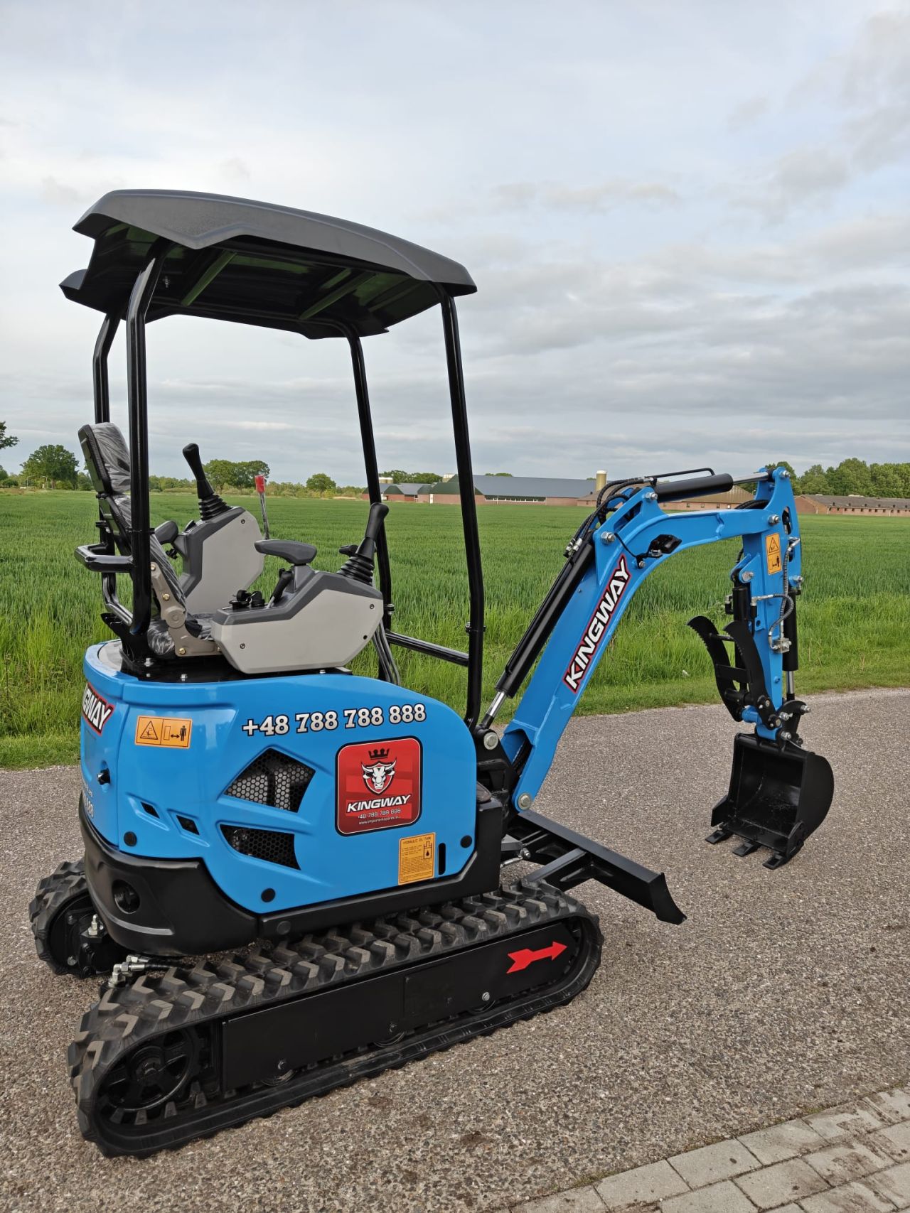 Kingway graafmachine minigraver minigraafmachine VIP14 1400KG
