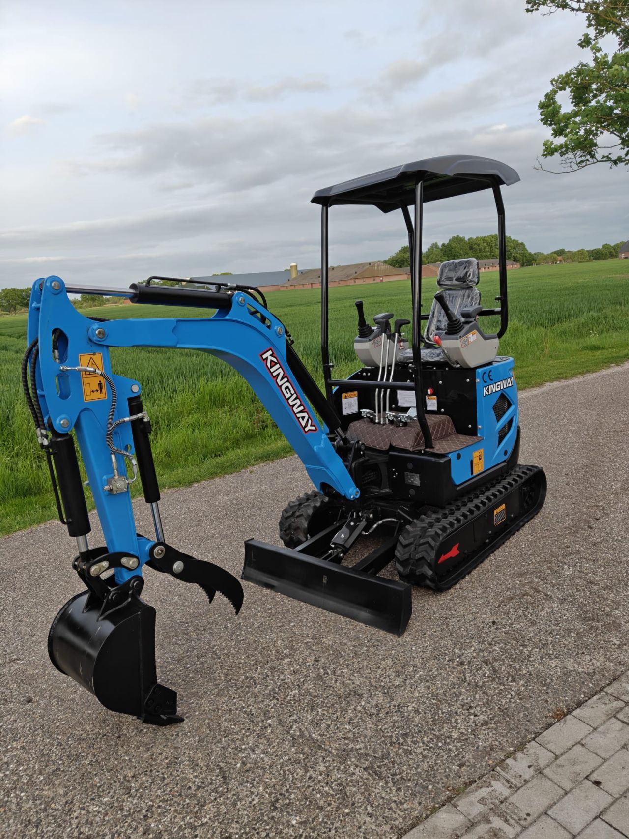 Kingway graafmachine minigraver minigraafmachine VIP14 1400KG