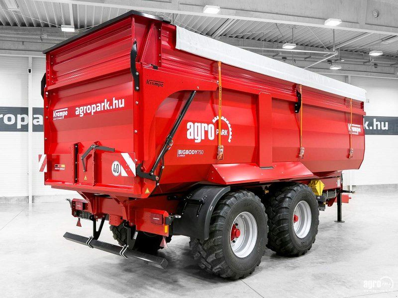 Krampe BigBody 750 Carrier (BB 750) UN 22 tons capacity, 35,2 m3, 6