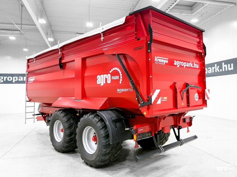 Krampe BigBody 750 Carrier (BB 750) UN 22 tons capacity, 35,2 m3, 6