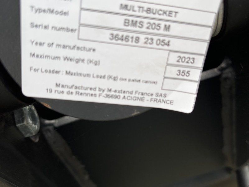 Mailleux Multibenne BMS 205M EURO MX