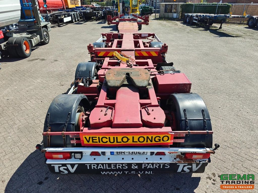 D-Tec COMBITRAILER CT-41-03D 20FT Combi Dolly - Lift/Steering Axles - Central Lubrication - BPW Axles - Drum Brake