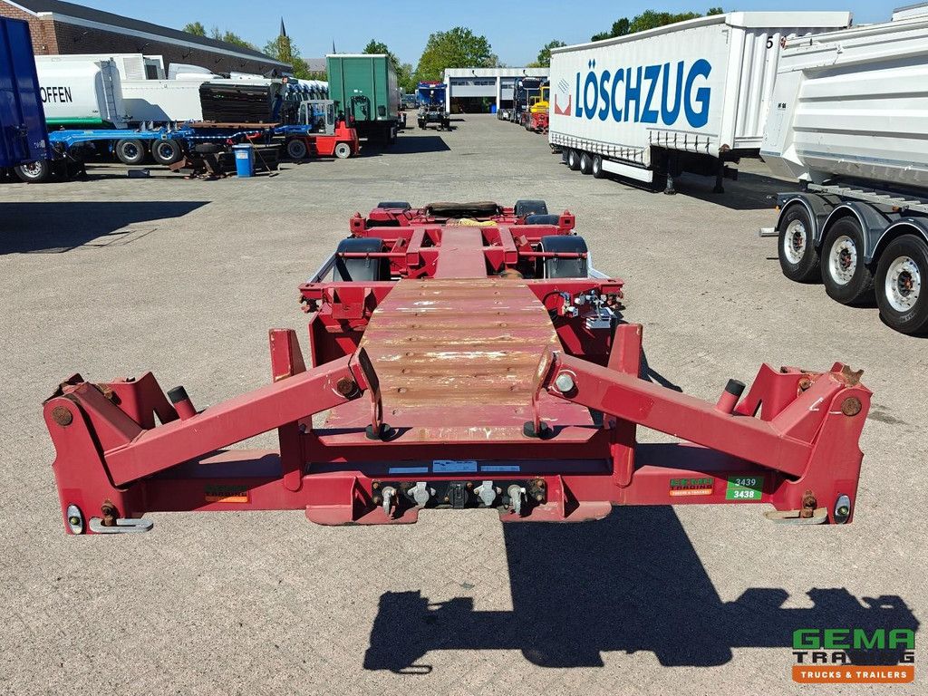 D-Tec COMBITRAILER CT-41-03D 20FT Combi Dolly - Lift/Steering Axles - Central Lubrication - BPW Axles - Drum Brake