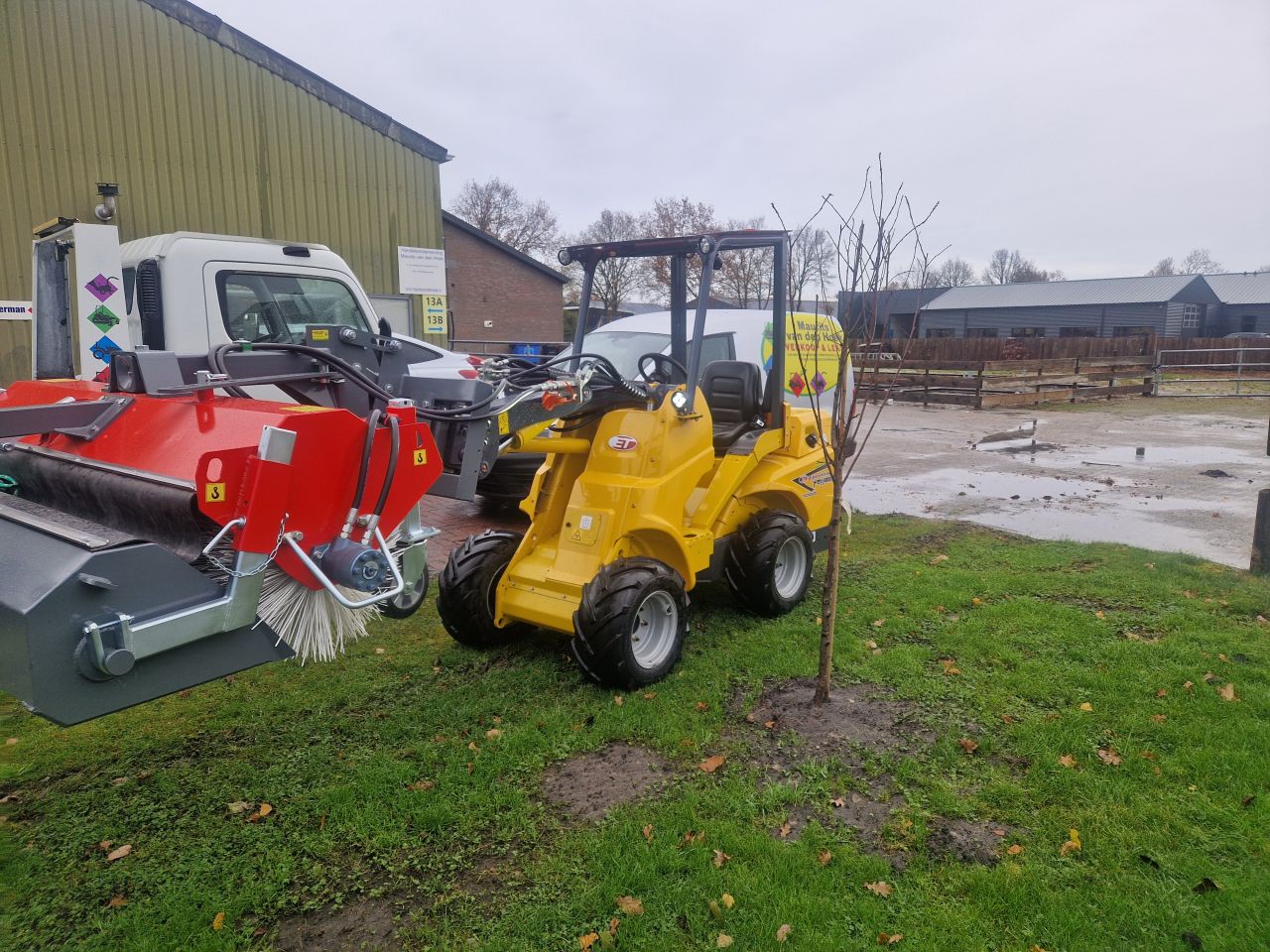 Minigraafmachine-Skidsteer-Minishovel-maaimachines