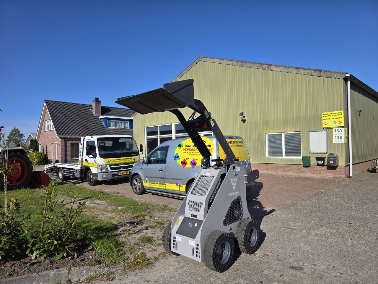 Minigraafmachine-Skidsteer-Minishovel-maaimachines
