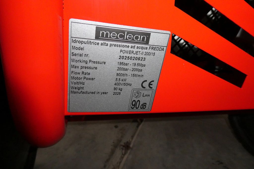 Meclean Powerjet-2 200/15 Hogedrukreiniger