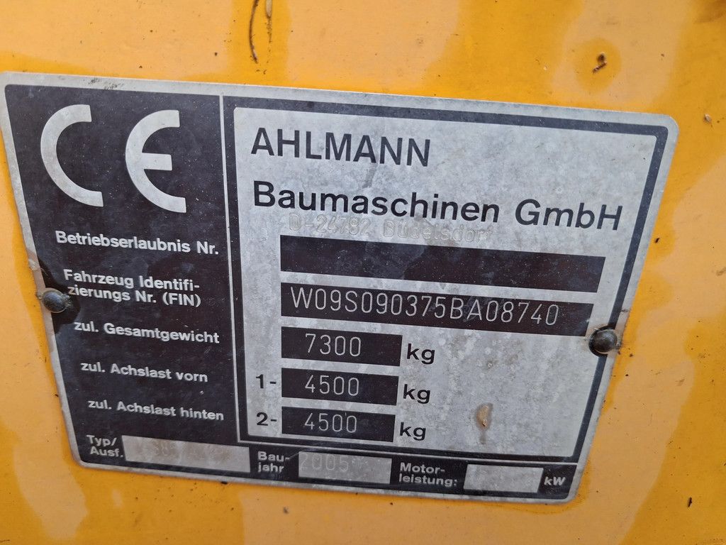 Ahlmann Az85 t shovel/wiellader