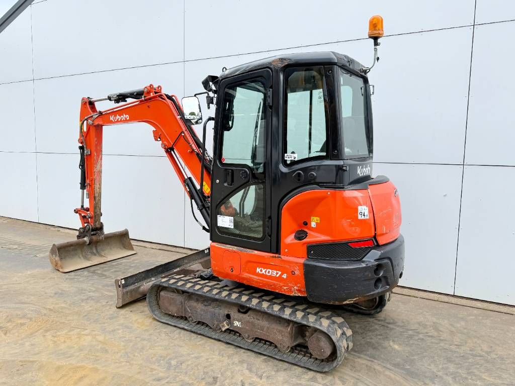 Kubota KX037-4 - Hammer Lines / Quick Coupler