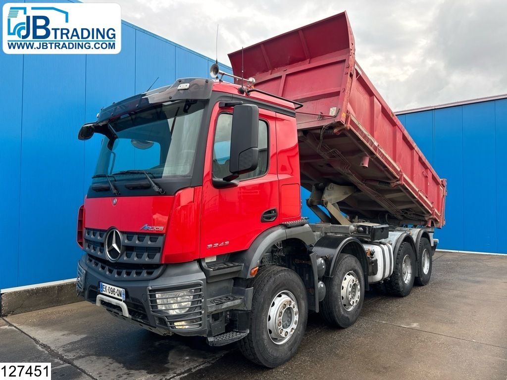 Mercedes Arocs 3243 8x4, EURO 6, Steel suspension, Mayenne