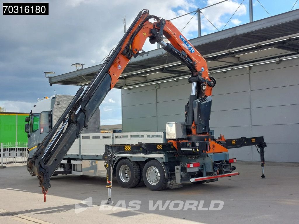 Renault T 460 6X2 EFFER 395/5S + JIB 4S Crane Kran Full Air Suspension Retarder Euro 6