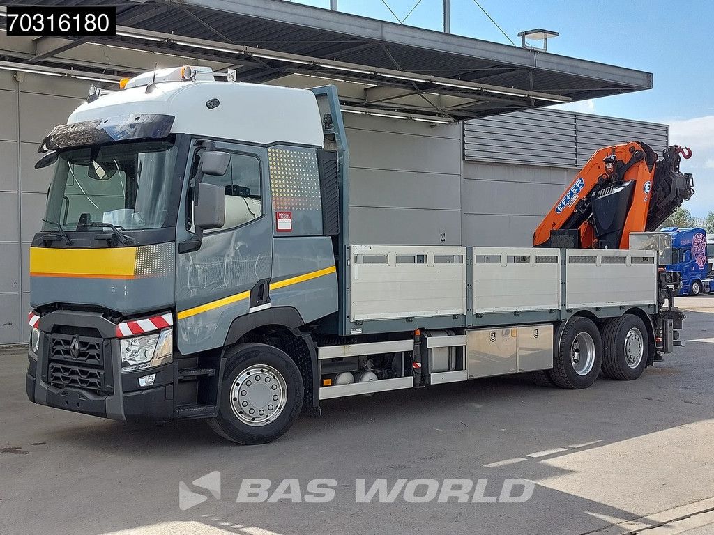 Renault T 460 6X2 EFFER 395/5S + JIB 4S Crane Kran Full Air Suspension Retarder Euro 6