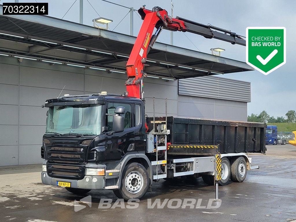 Scania P320 6X2 HMF 2420 K3 Tipper Lift+Steering Axle Euro 5