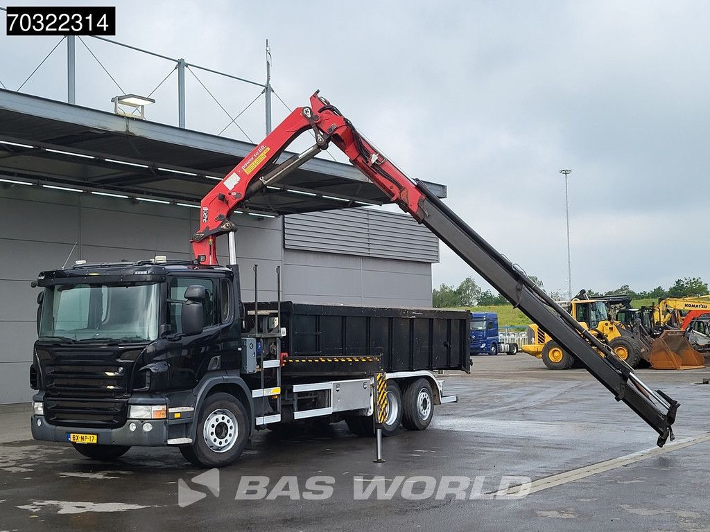 Scania P320 6X2 HMF 2420 K3 Tipper Lift+Steering Axle Euro 5