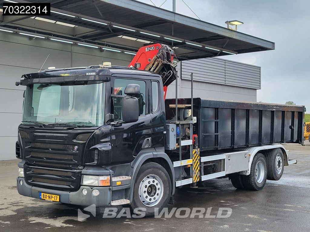 Scania P320 6X2 HMF 2420 K3 Tipper Lift+Steering Axle Euro 5