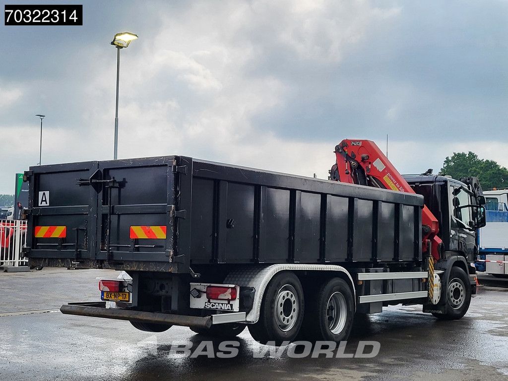 Scania P320 6X2 HMF 2420 K3 Tipper Lift+Steering Axle Euro 5