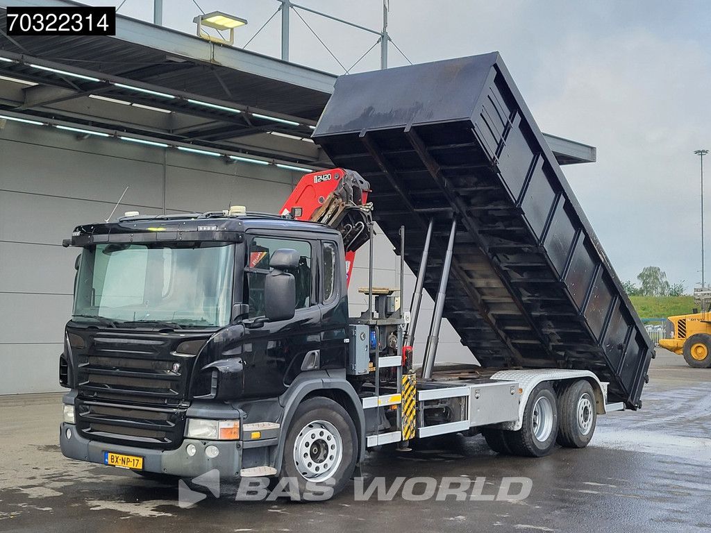 Scania P320 6X2 HMF 2420 K3 Tipper Lift+Steering Axle Euro 5