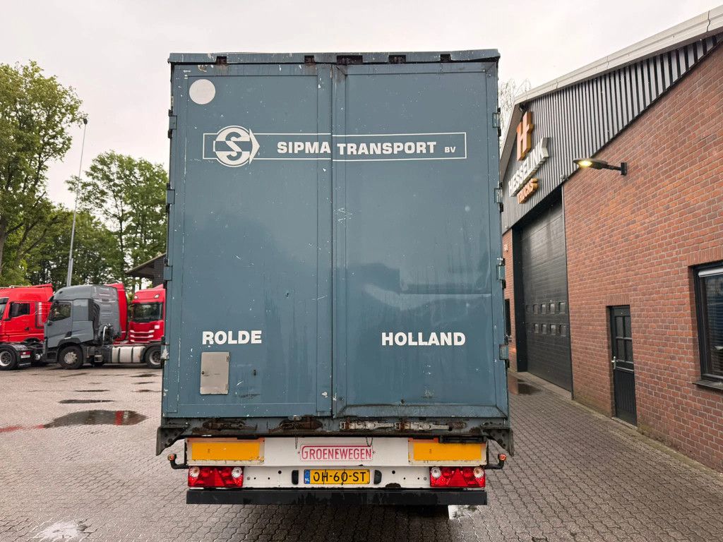 Groenewegen 2 stuks! Schuifzeilen/Schuifdak BPW Luchtvering Hardhouten vloer