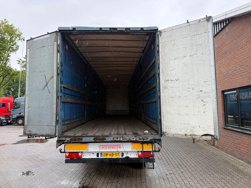 Groenewegen 2 stuks! Schuifzeilen/Schuifdak BPW Luchtvering Hardhouten vloer