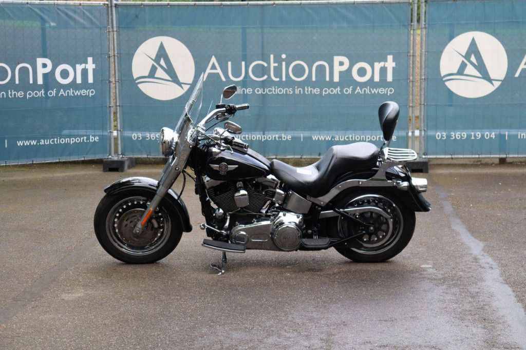 Motorcycle Harley-Davidson Fat Boy Softail Petrol 2012
