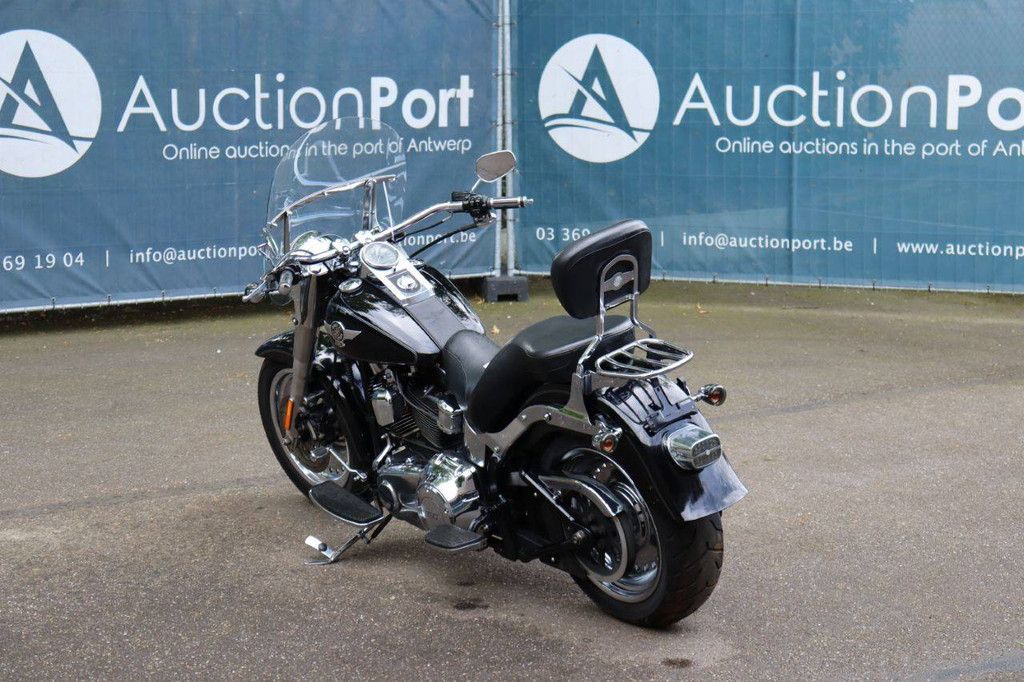 Motorcycle Harley-Davidson Fat Boy Softail Petrol 2012