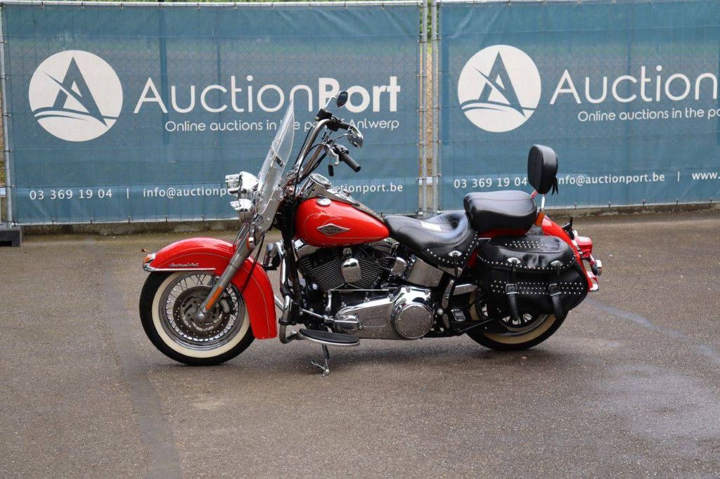 Harley Davidson Heritage Softail Motorcycle Petrol 2012