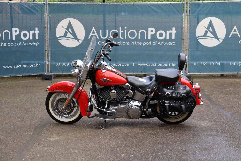 Harley Davidson Heritage Softail Motorcycle Petrol 2012