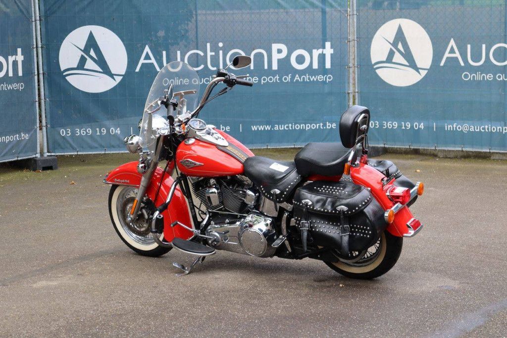 Harley Davidson Heritage Softail Motorcycle Petrol 2012
