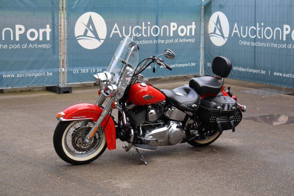 Harley Davidson Heritage Softail Motorcycle Petrol 2012