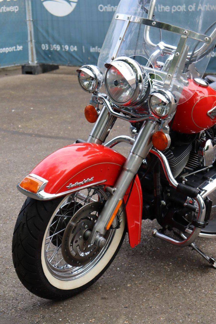 Harley Davidson Heritage Softail Motorcycle Petrol 2012