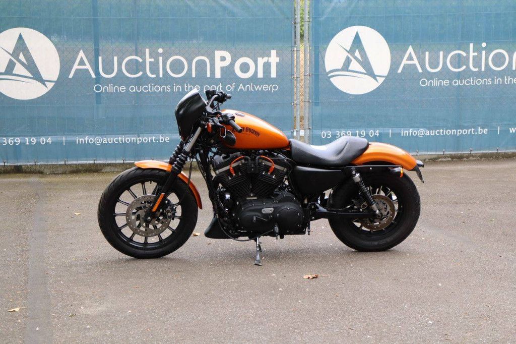 Motorcycle Harley Davidson Sportster XL883 Iron Petrol 2013