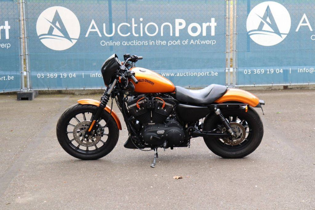 Motorcycle Harley Davidson Sportster XL883 Iron Petrol 2013