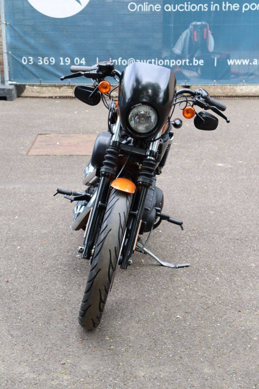 Motorcycle Harley Davidson Sportster XL883 Iron Petrol 2013