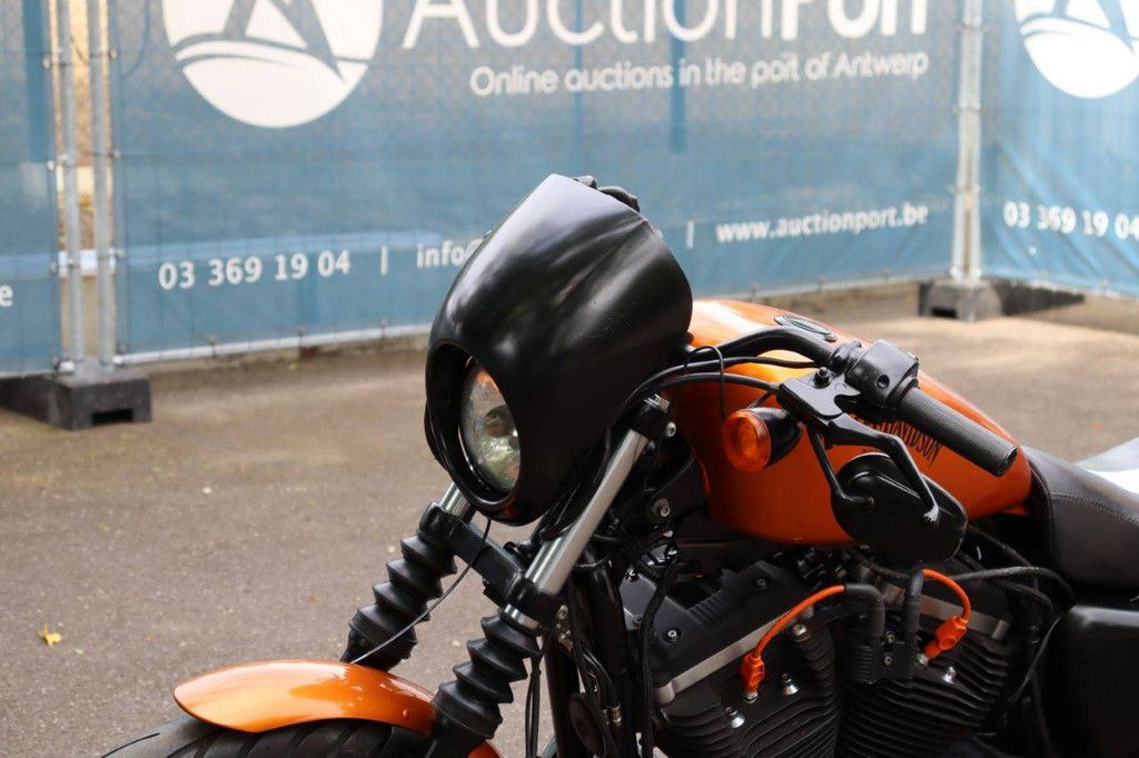 Motorcycle Harley Davidson Sportster XL883 Iron Petrol 2013