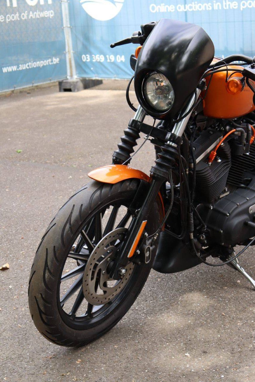 Motorcycle Harley Davidson Sportster XL883 Iron Petrol 2013