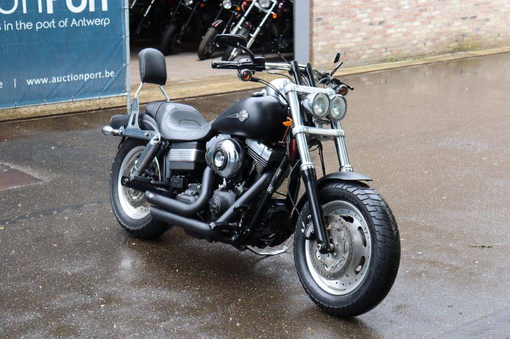 Motorcycle Harley Davidson Fat Bob Dyna Petrol 2013